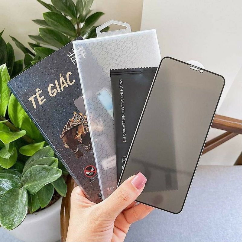 Kính chống nhìn trộm iPhone 12 Mini, 12, 12 Pro, 12 Pro Max, 11 Pro Max, 11, XS Max, XS ,XR, 7+, 8+ Se, 6 tê giác
