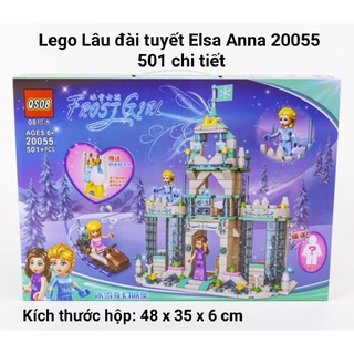 Lắp ráp Lâu đài tuyết Elsa Anna 20055 - 501 chi tiết