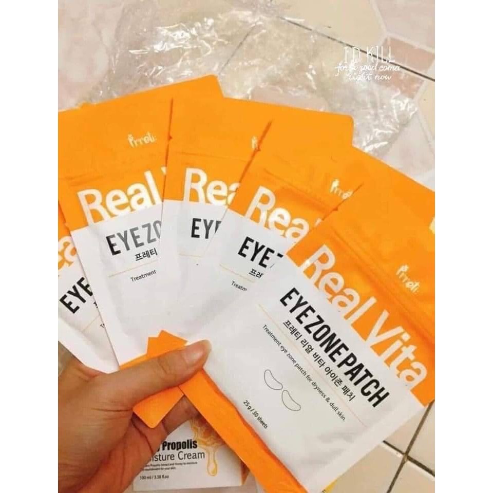 Mặt nạ mắt Prreti Real Vita Mask ( 1 túi 30 miếng)