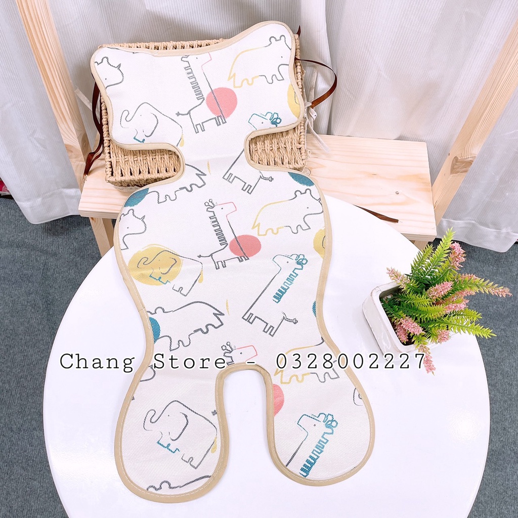 Lót xe đẩy điều hòa 3d cho bé
