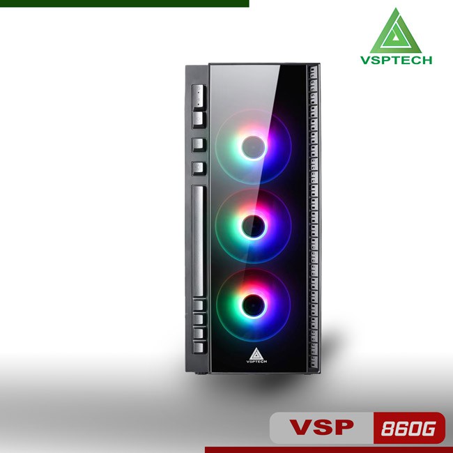 Case gaming FALCON VSP 860G- Độc Quyền , Chính hãng - Kính Cường Lực