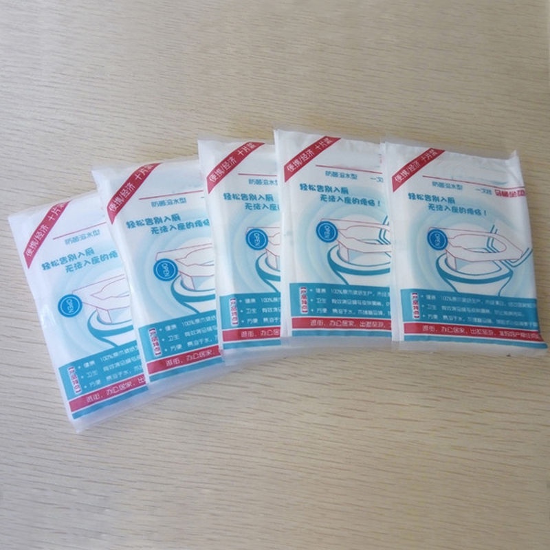 Set 10 Vỏ Bọc Bệ Ngồi Toilet Sử Dụng Một Lần Tiện Lợi