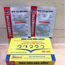 men tiêu hóa sống cho chó mèo Pharbiozym - 1gói lẻ, giúp phòng ngừa viêm ruột, tiêu chảy, phù đầu