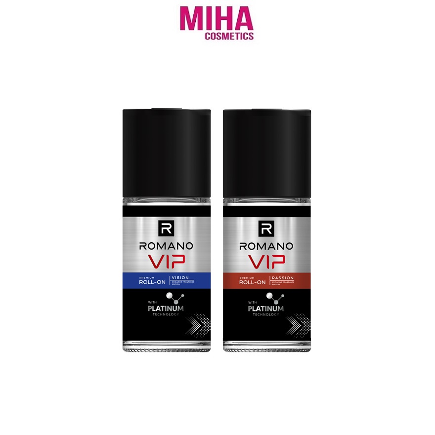 Lăn Khử Mùi Nam Hương Nước Hoa Cao Cấp ROMANO Vip Vision Passion 50ml