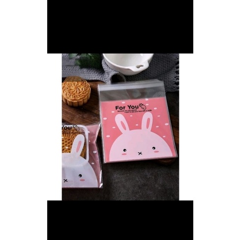 Set 50 túi kính dán miệng đựng bánh kẹo in hình hoạ tiết dễ thương