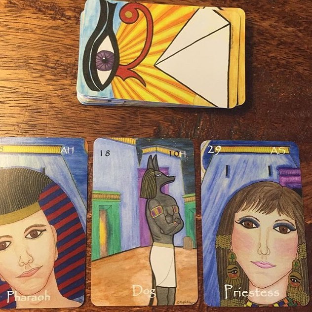 Bộ Bài Egyptian Lenormand (Mystic House Tarot Shop) - Bài Gốc Authentic Chính Hãng 100%