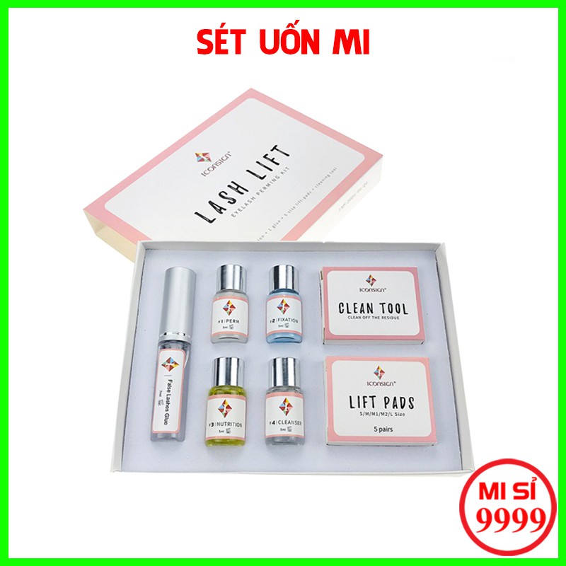 Sét uốn mi collagen 3D 6D, sét uốn mi LASH LIFT Hàn Quốc