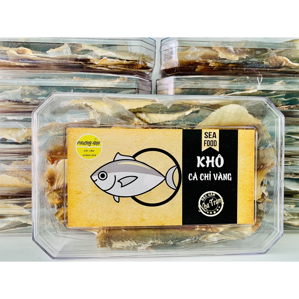Cá Chỉ Vàng Loại Ngon Đặc Sản Nha Trang Hộp 500Gr