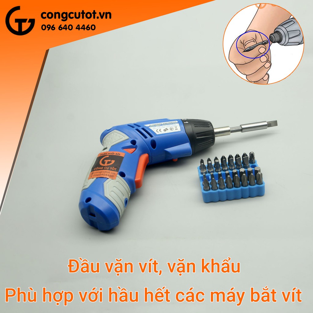 Bộ 33 đầu vặn vít vặn khẩu