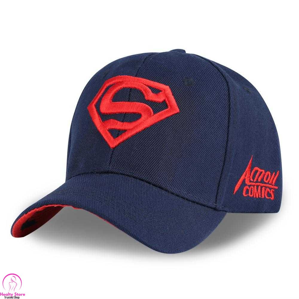 Mũ Snapback In Logo Superman Dc Justice League - Nm300 Màu Đen