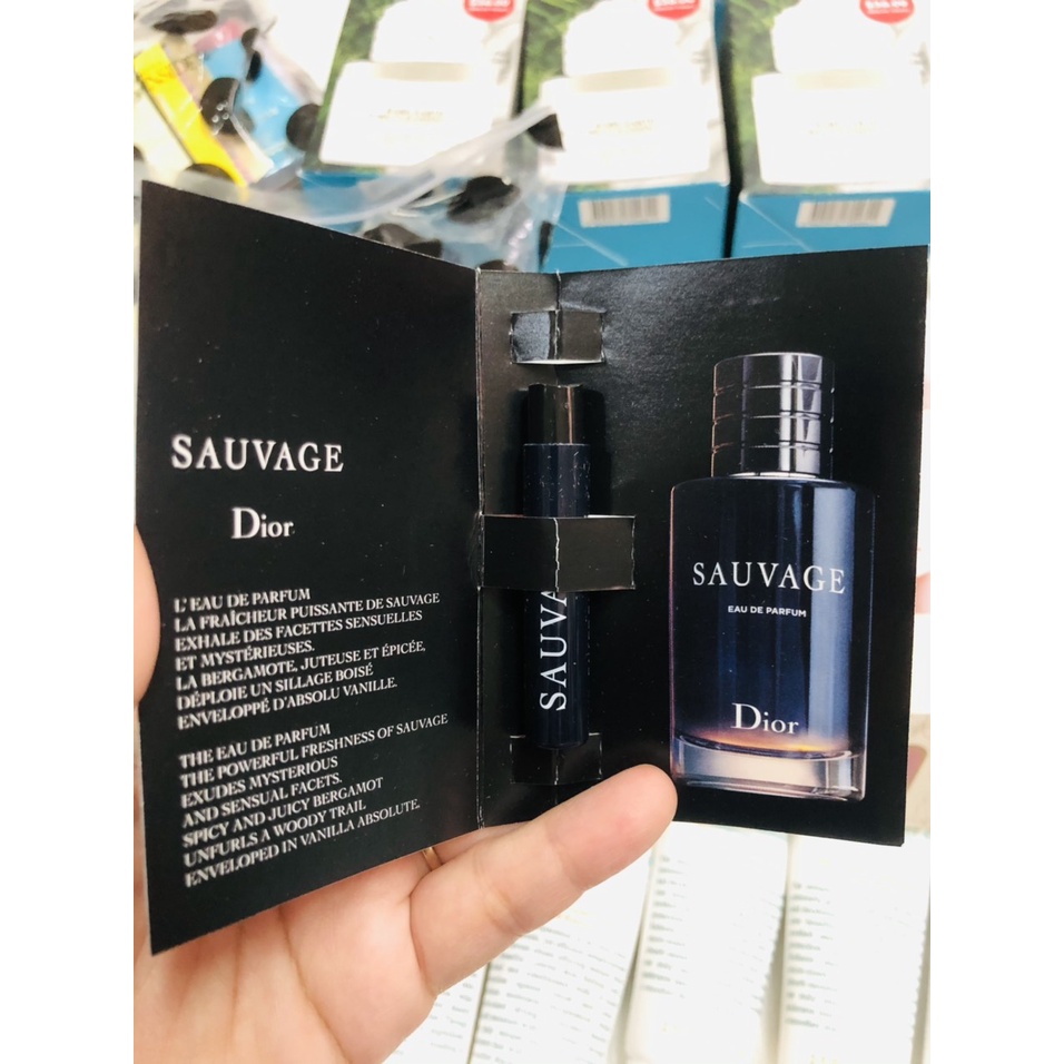 [AUTH 1000%] VIAL Sample Nước Hoa Mini Dior Sauvage  Eau De Parfum 1ml | BigBuy360 - bigbuy360.vn