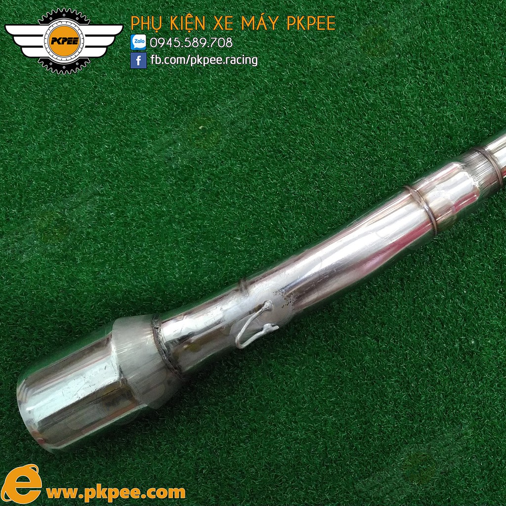 Cổ Pô Lon Tăng Inox Gắn Dream, Wave, Xe Trung Quốc, xe 50cc, Vario. Click - PKPEE