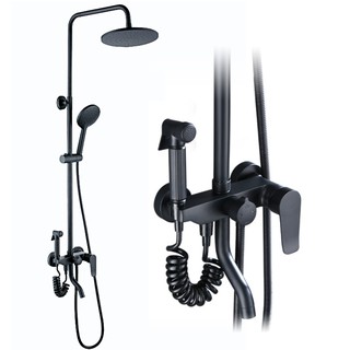 Cây sen tắm nóng lạnh Lukas Black có xịt