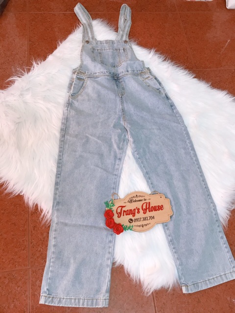 Quần yếm jean ống rộng NĂNG ĐỘNG có ẢNH THẬT cuối | BigBuy360 - bigbuy360.vn