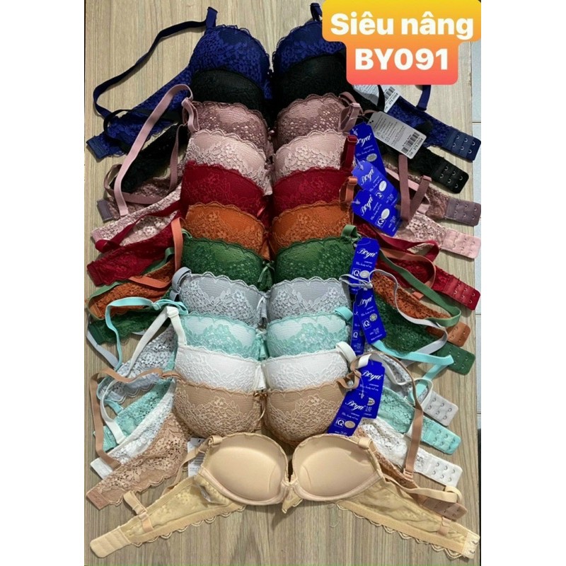 Áo Lót Boya Ren Mút Dày Siêu Đẩy Siêu Nâng Tạo Khe Size