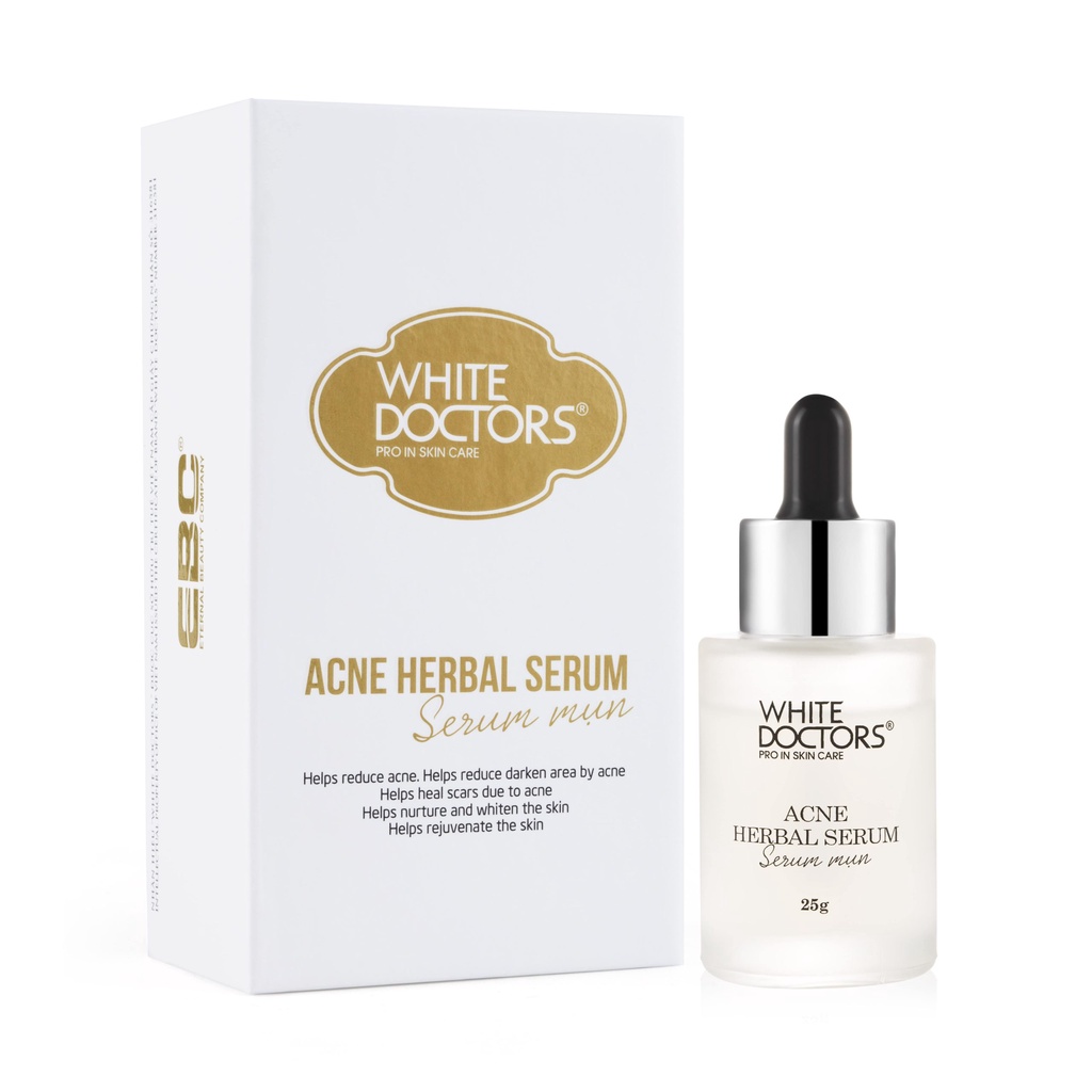 Serum loại bỏ mụn White Doctors Acne Herbal Serum 25g