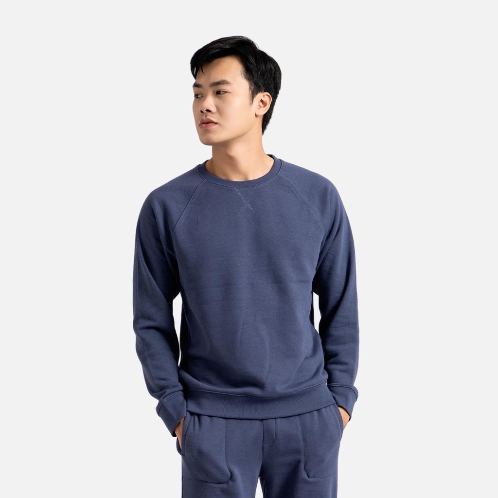 Áo thun dài tay nam CIZA  chất nỉ da cá cao cấp form rộng trẻ trung size S M L XL  ATDR20