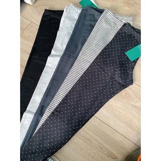Quần legging HM authentic bé gái lớn săn sale Cotton hữu cơ
