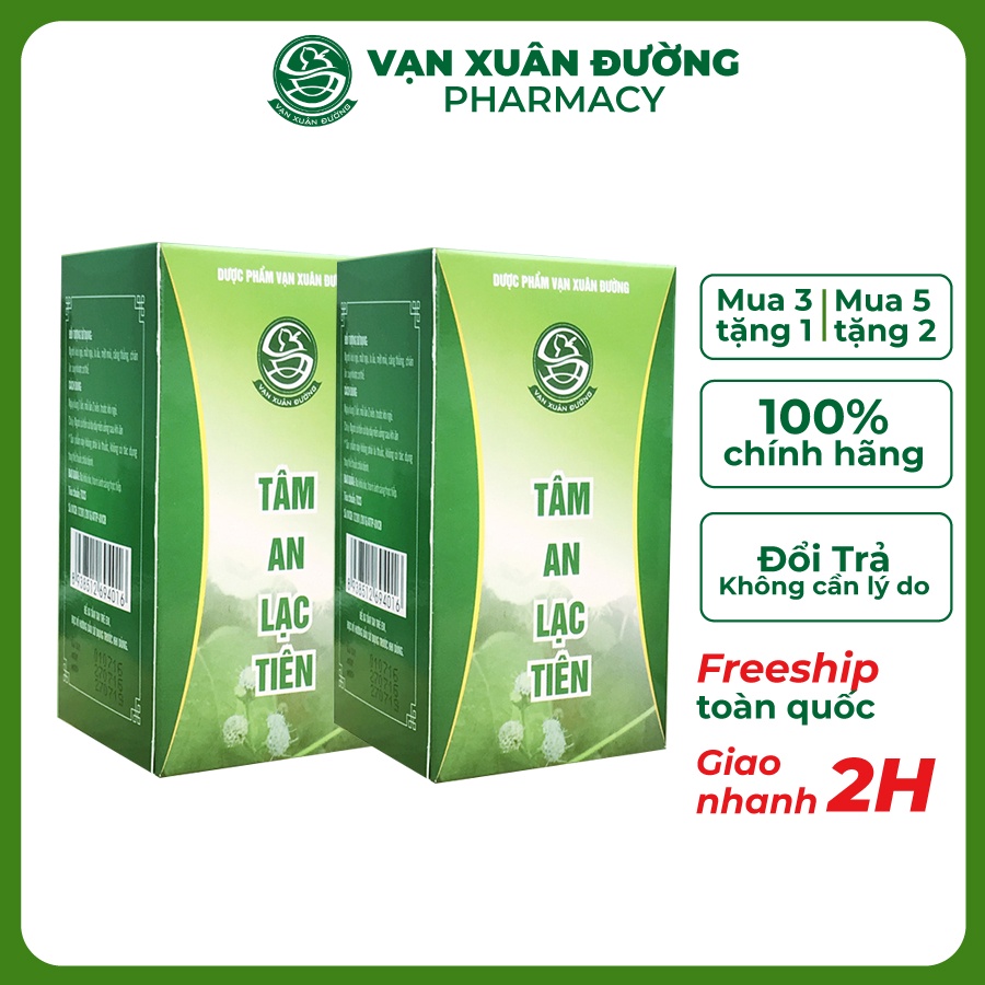 Tâm An Lạc Tiên - Hỗ trợ cải thiện mất ngủ, rối loạn giấc ngủ, khó ngủ về đêm