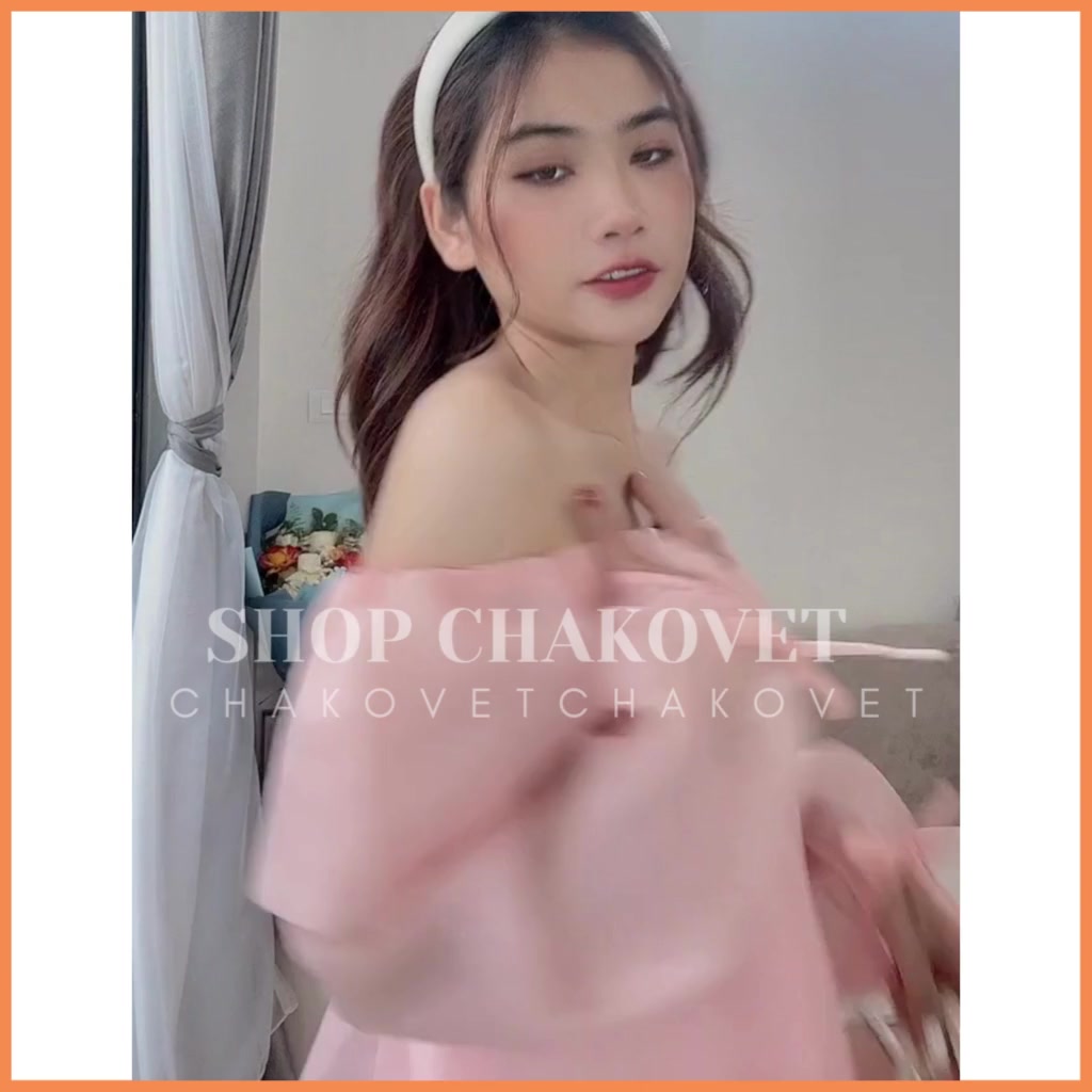 Áo Babydoll Hở Vai Tiểu Thư 2 Lớp A8569 Áo Voan Tơ Đũi Thiết Kế Tay Phồng Thời Thượng Đi Chơi Dự Tiệc Cực Xinh | BigBuy360 - bigbuy360.vn