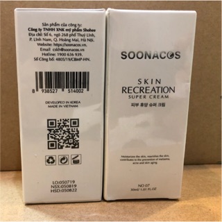 Serum Tái Tạo Da SOONACOS.