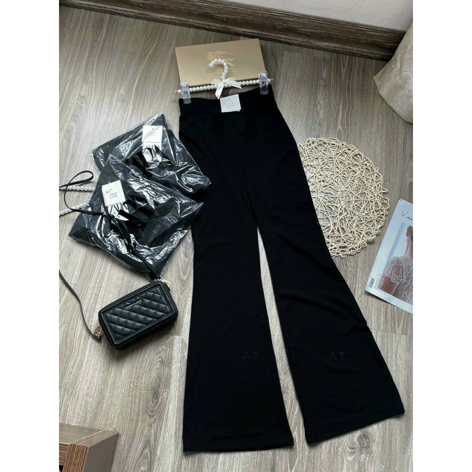 Quần Legging Ống Loe Hàng Loại 1 Vải Cotton Form Ôm Hack Dáng Đanh, Mịn, Không Xù QL01