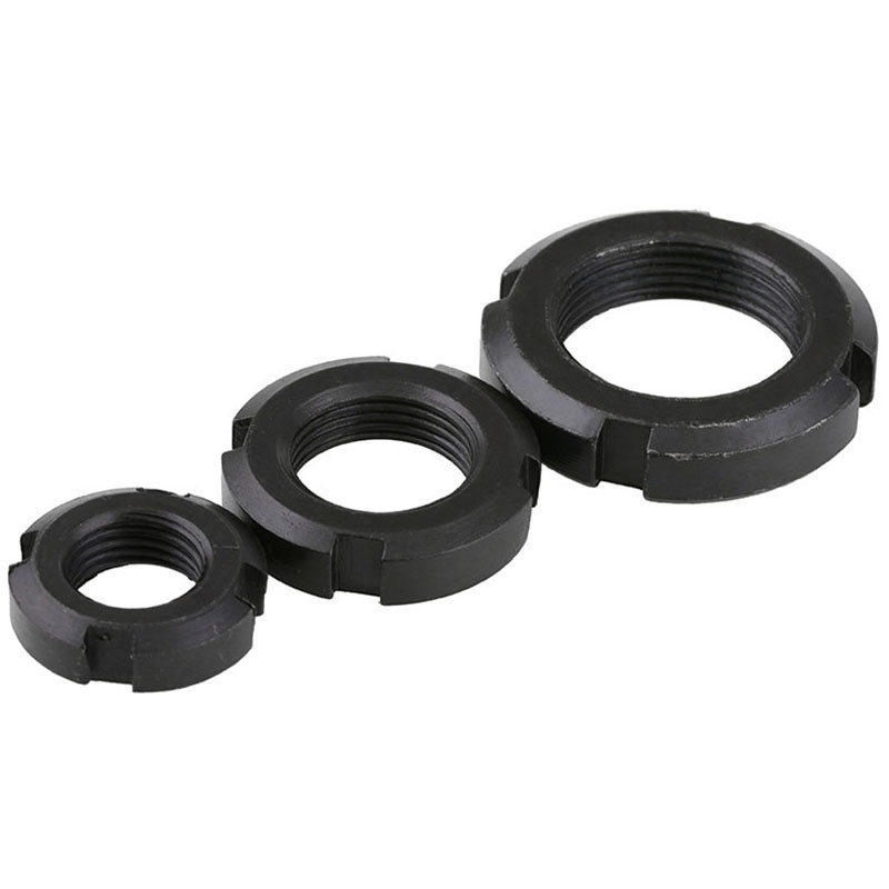 Đai ốc khóa lâu đài hình tròn có rãnh M10 M14 M16 M20 M22 M24 - M60