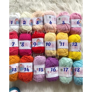 Len baby yarn bảng 1