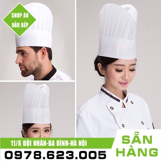 Mũ Bếp Giấy Hàng Đẹp Có Chỉ Khâu
