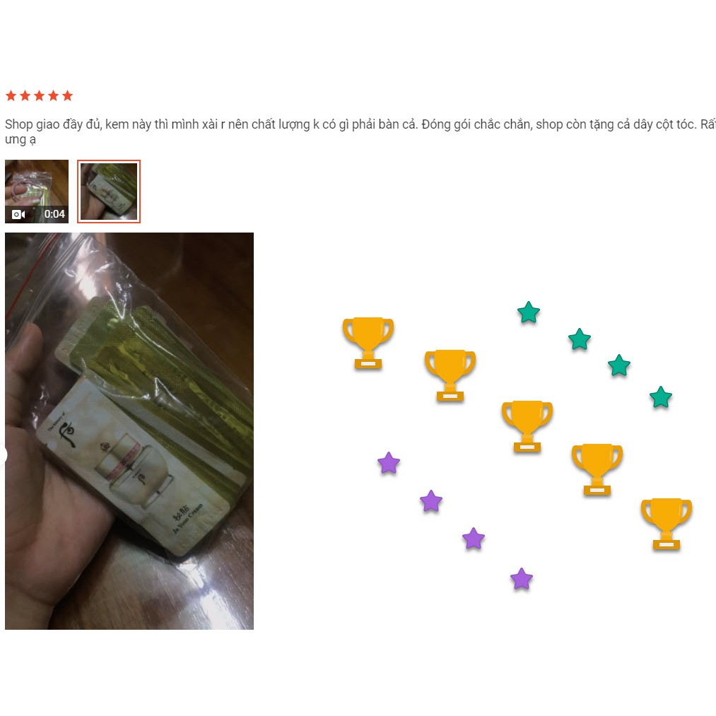 1 Gói 1ml Kem Dưỡng whoo hồng nhuận da chống Lão Hóa giảm mụn Whoo Bichup Ja Yoon