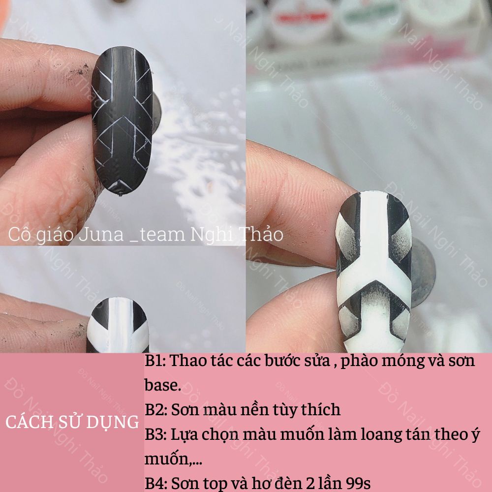 Cọ vẽ nail 2 đầu Jeliva LADURA