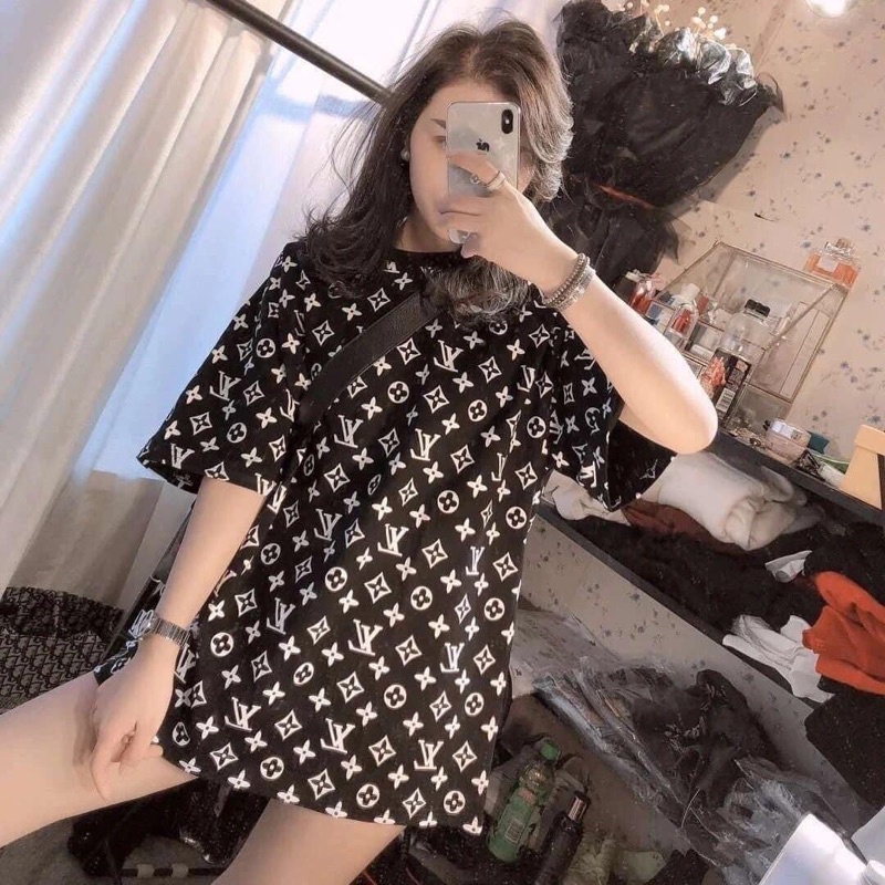 [ Rẻ vô địch ] Áo thun cotton tay lỡ unisex dáng rộng ——eovi