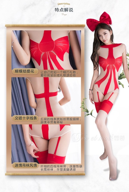 [QQ 029] Bộ đồ ngủ Cosplay chiếc nơ xinh | BigBuy360 - bigbuy360.vn