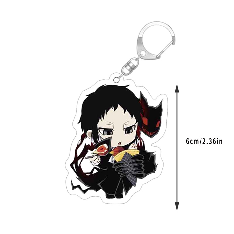 Móc Khóa Hình Nhân Vật Hoạt Hình Bungou Stray Dogs