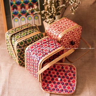 Làn tre đan đựng đồ - Trang trí decor