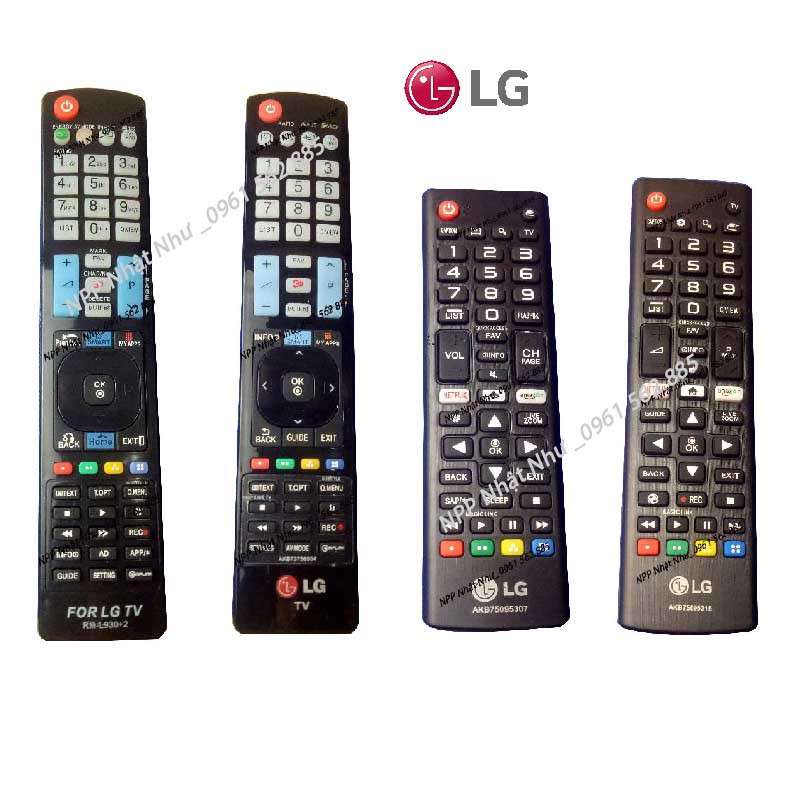 Remote Tivi LG_Tổng Hợp 4 Mẫu Remote Cho Tivi Thông Dụng Nhất 2021(Ảnh Thật)