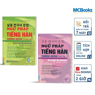 Sách Combo Ngữ Pháp Tiếng Hàn Thông Dụng
