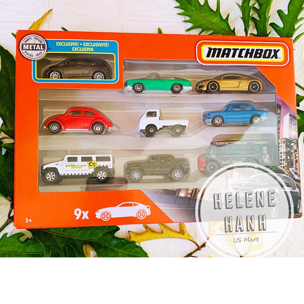 [US] SET xe mô hình đồ chơi MATCHBOX mini cho bé xuất xứ Mỹ