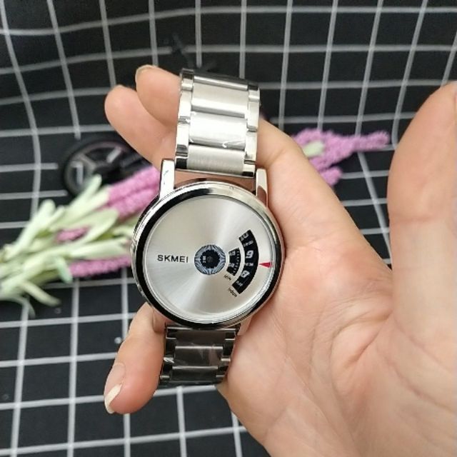 Đồng Hồ Unisex SKMEI 1260 Dây Sắt thời trang hot 2020