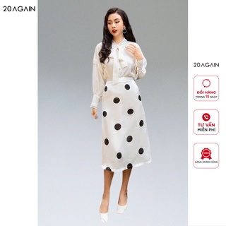 Áo sơ mi dài tay cổ cao thắt nơ ASA0793 - 20 Again