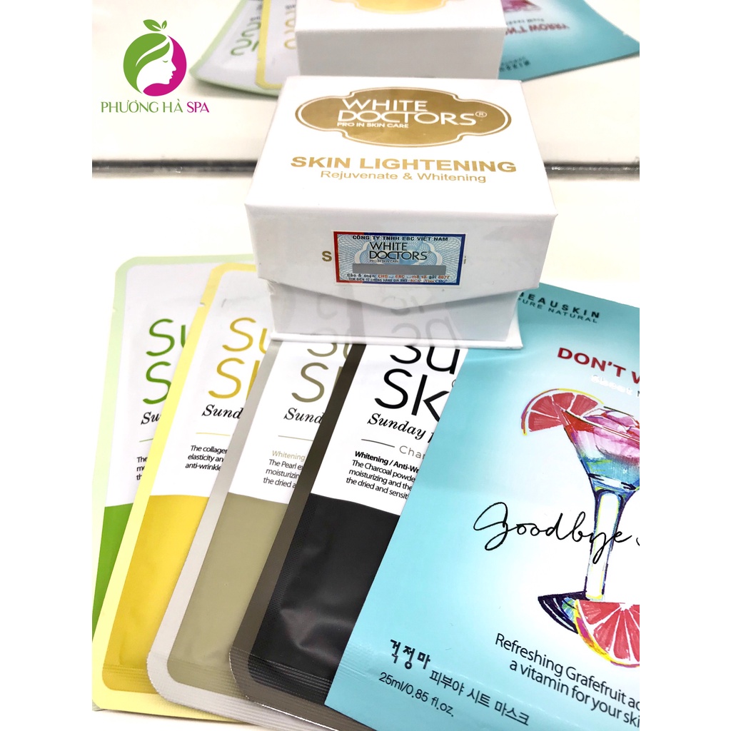 Kem siêu trắng da mặt chống lão hóa White Doctors Skin lightening
