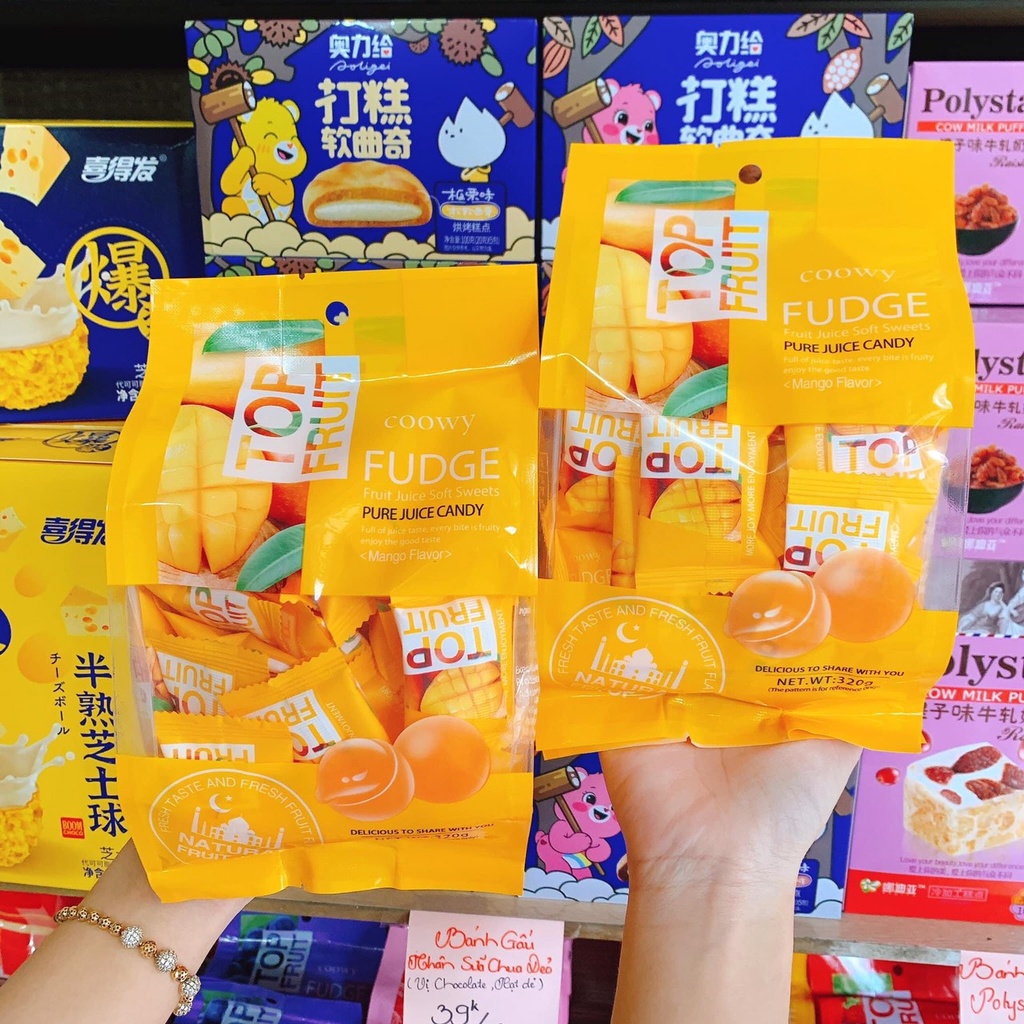 Kẹo Dẻo Trái Cây Top Fruit 320g 32k/ gói