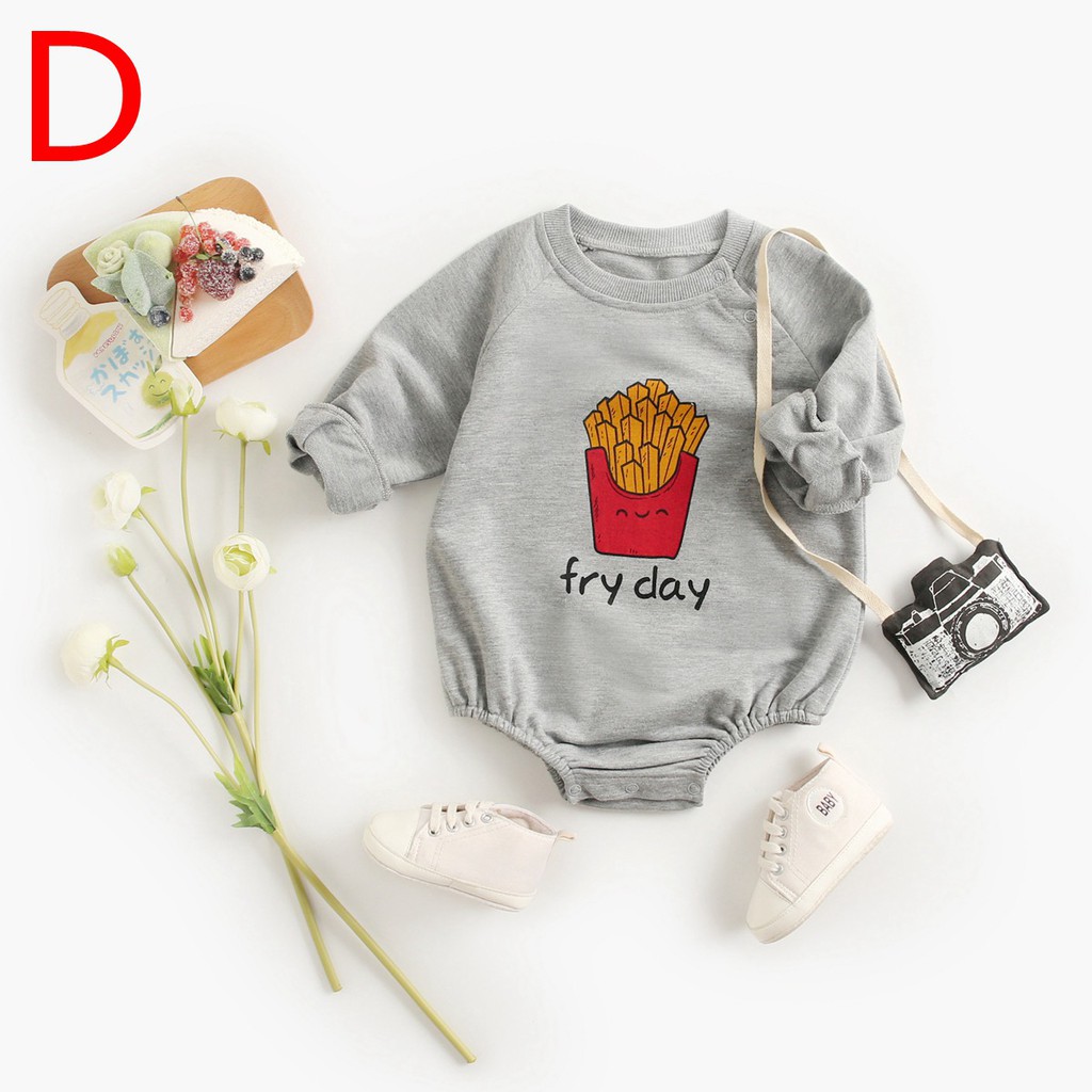 Áo Liền Quần Sanlutoz Họa Tiết Hoạt Hình Thời Trang Cho Trẻ Sơ Sinh