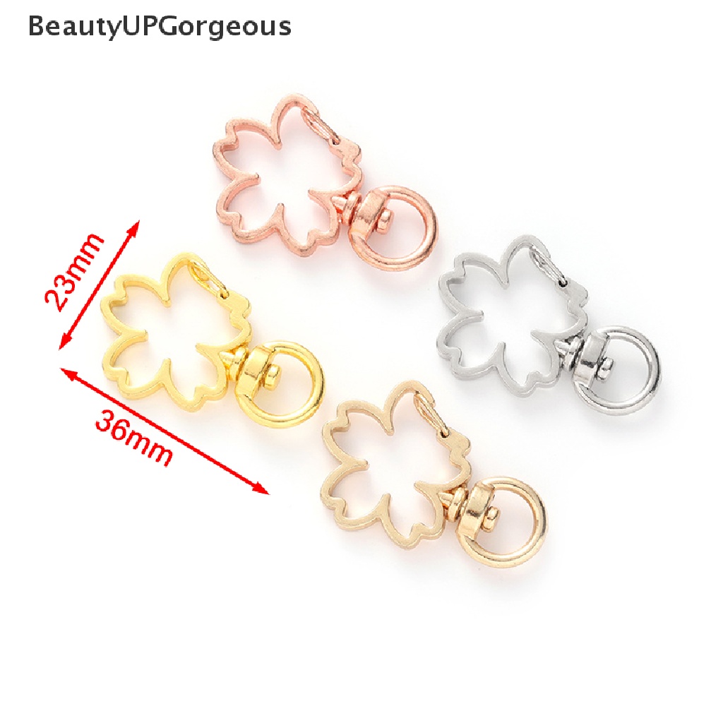 [Beautyup Gorgeous] 10 Móc Khóa Hình Hoa Anh Đào Rỗng DIY