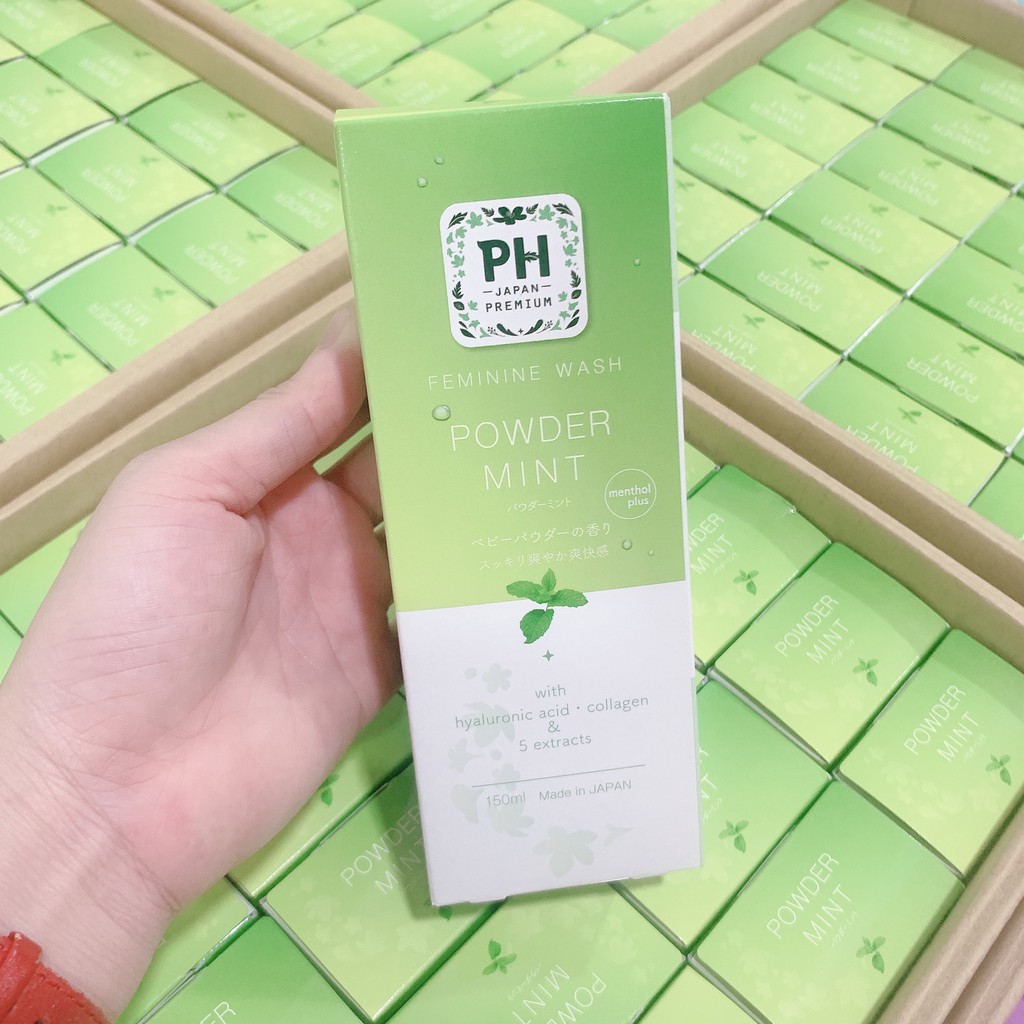 Dung dịch vệ sinh phụ nữ PH Care Premium Powder Mint Nhật Bản