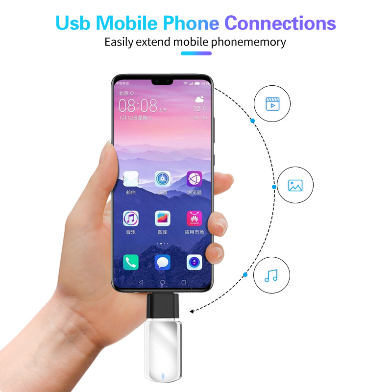 Đầu Nối OTG Ankndo  Cổng Type-C / Micro Chuyển Đổi Dữ Liệu Cho Điện Thoại Android / Máy Tính Bảng / PC