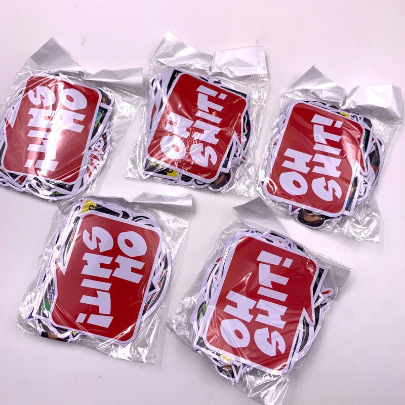 38 Miếng dán trang trí xe mô tô / va li chống nước 4008