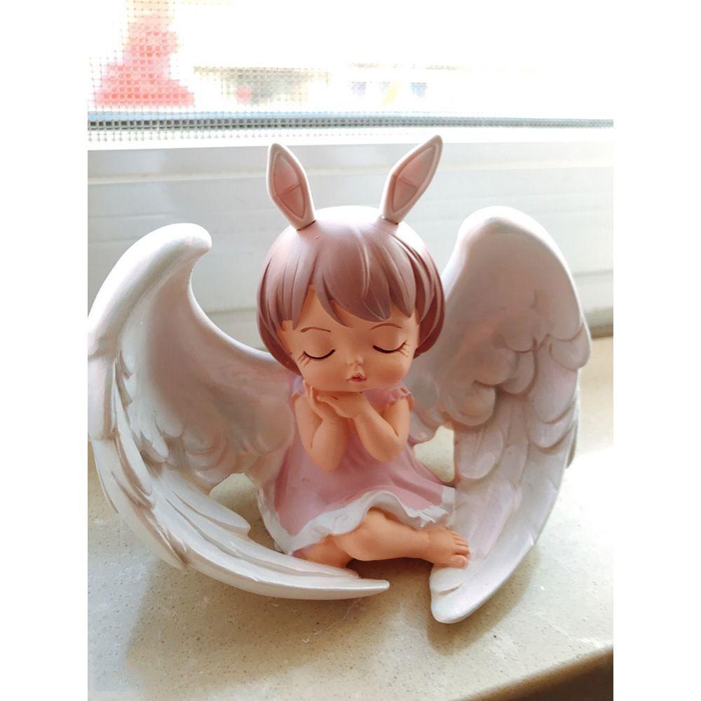 Tượng Hình Thiên Thần Annie Để Bàn Trang Trí Dễ Thương