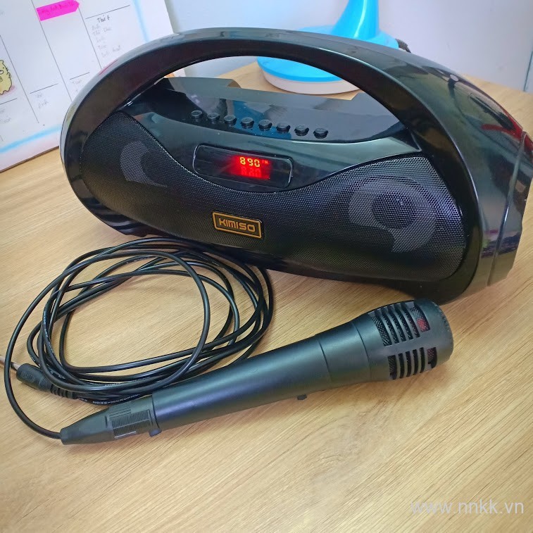 Loa Karaoke Bluetooth Xách Tay Kimiso-S2, Hát Nghe Nhạc Âm Bass Cực Hay +Tặng Mic Hát Có Dây 5.0.