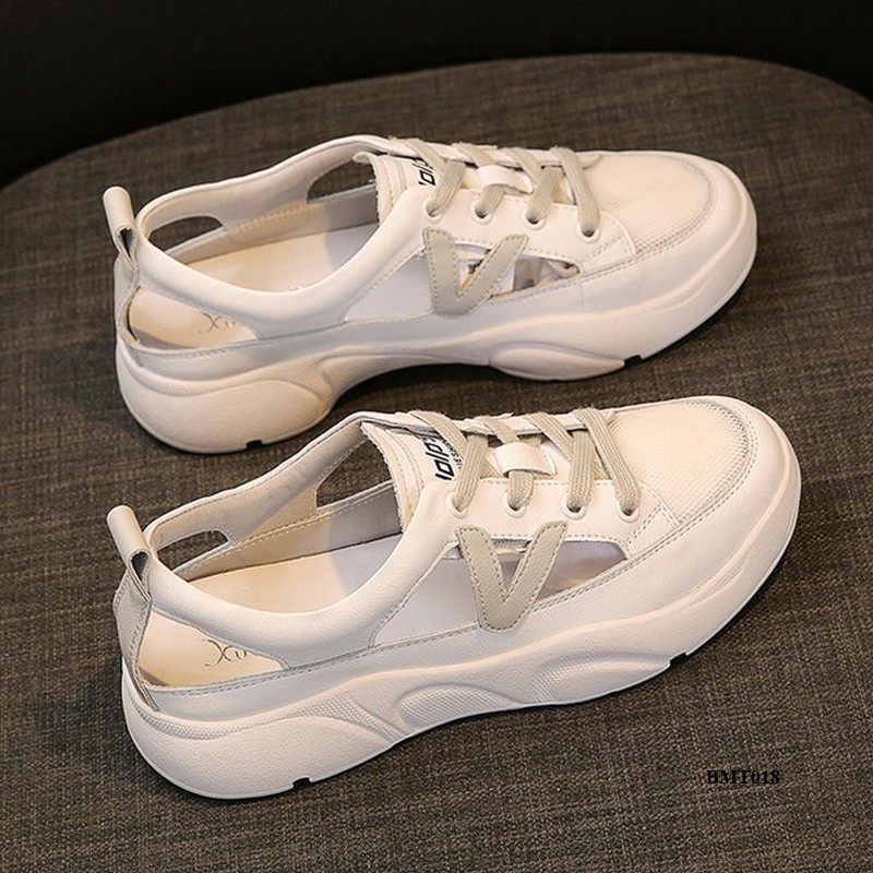 Giày thể thao nữ hở gót, Sandals rọ nữ thoáng khí, chống trơn, siêu êm, dùng đi làm, đi chơi BMT018